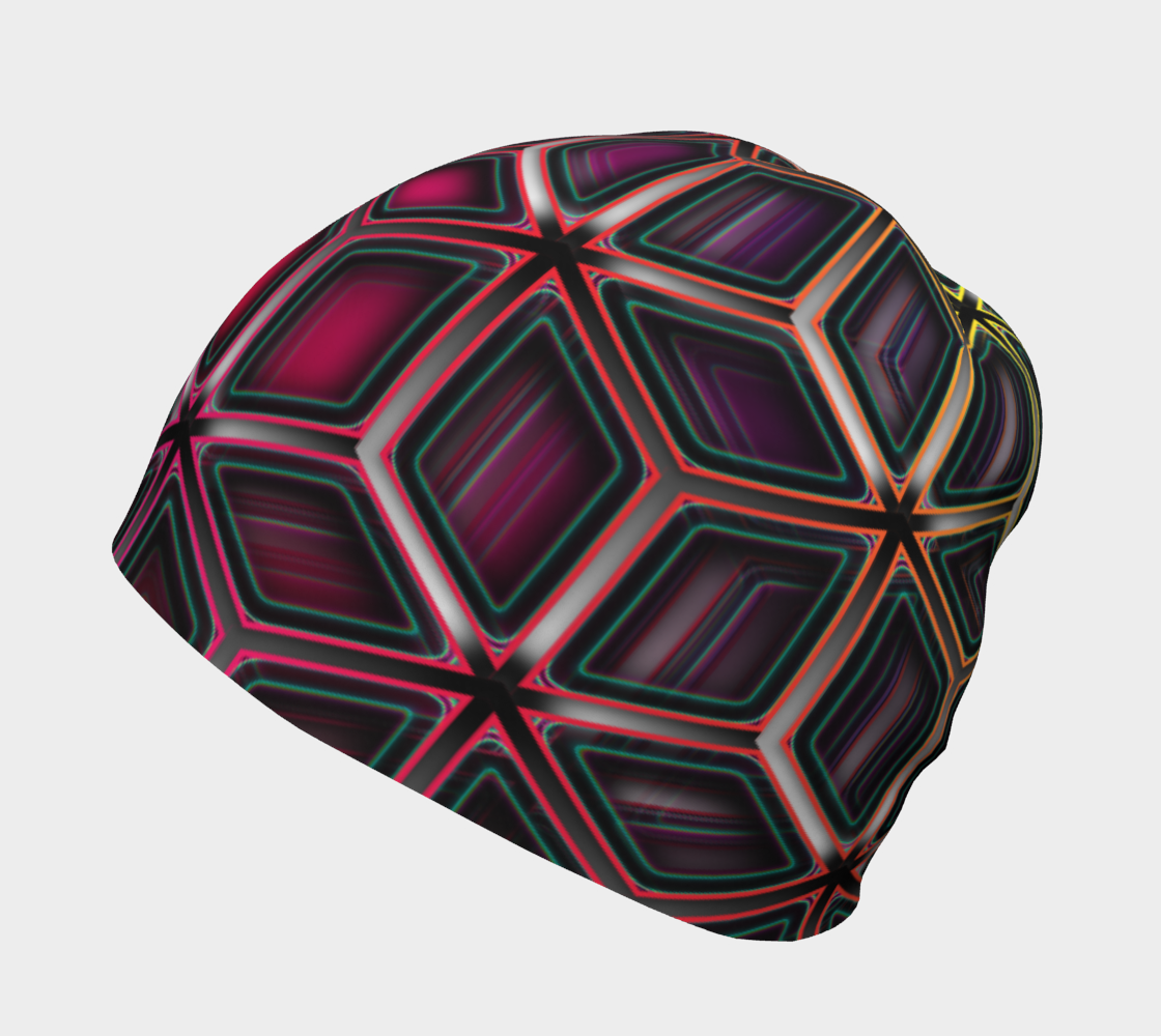 Rainbow Cubes Beanie