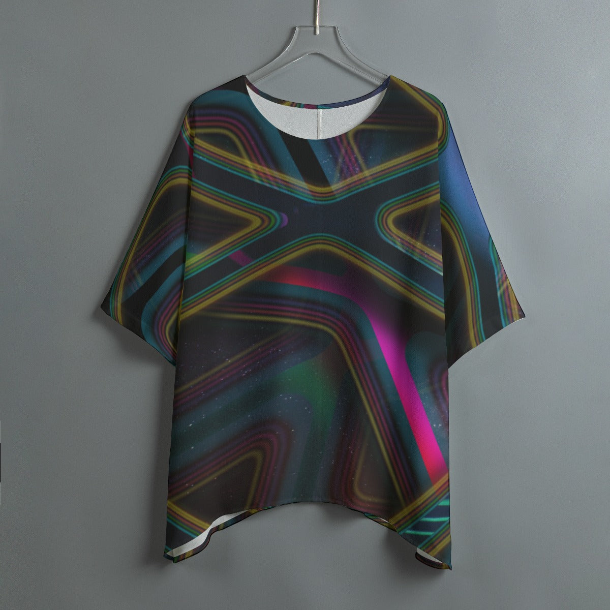 All-Over Print Women's Bat Sleeve Shirt