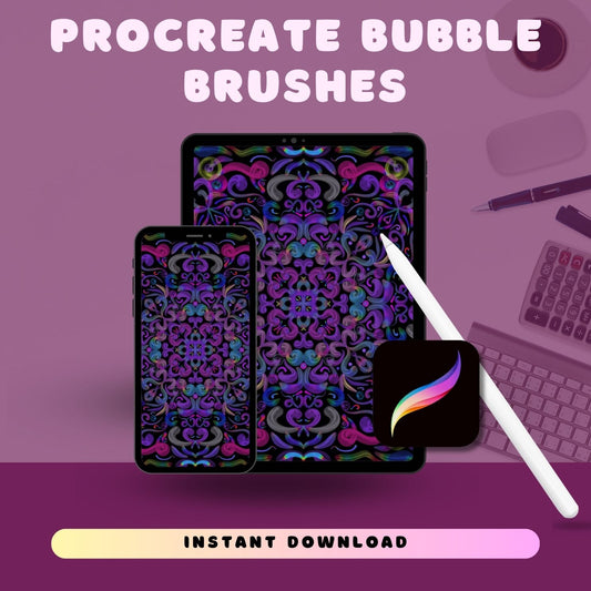 Procreate Bubble Brushes