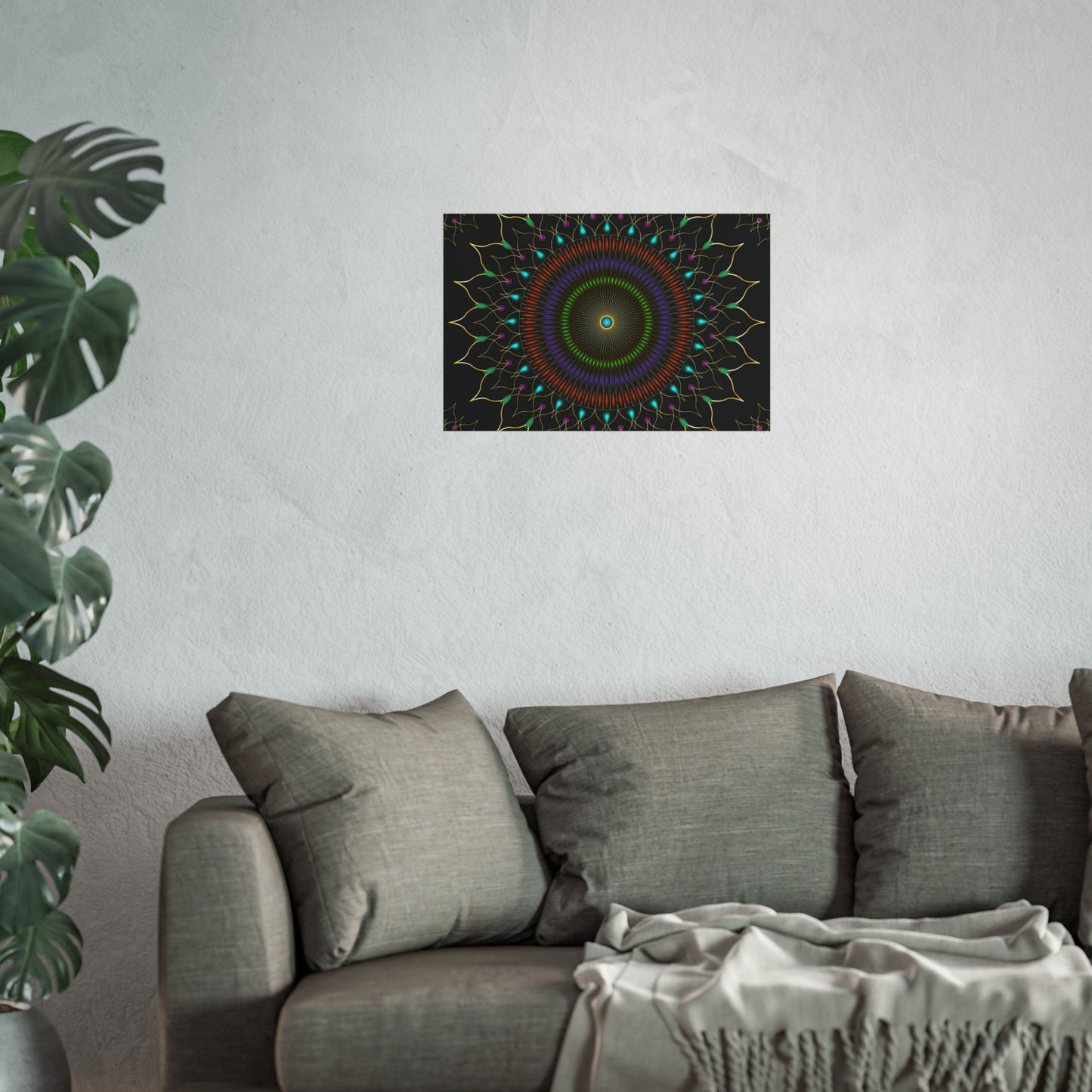 Gems Mandala Fine Art Posters