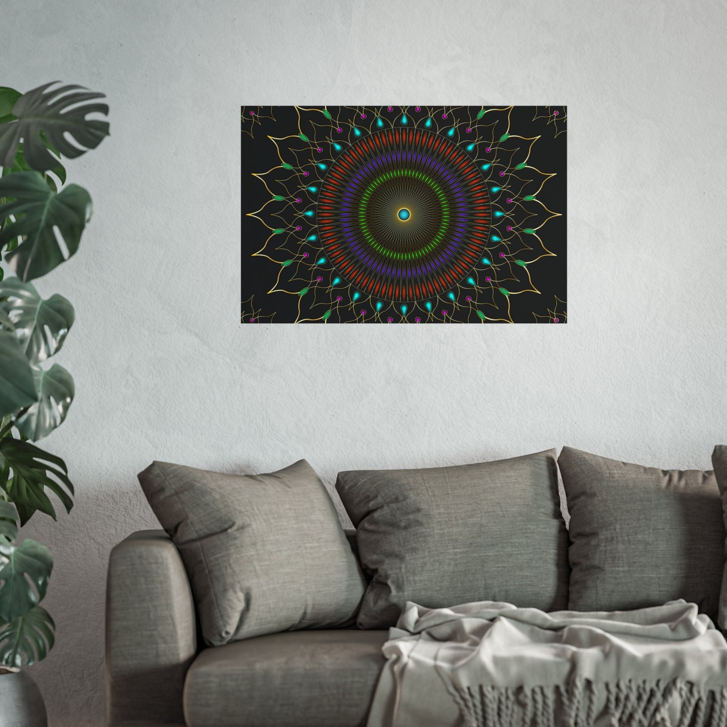 Gems Mandala Fine Art Posters