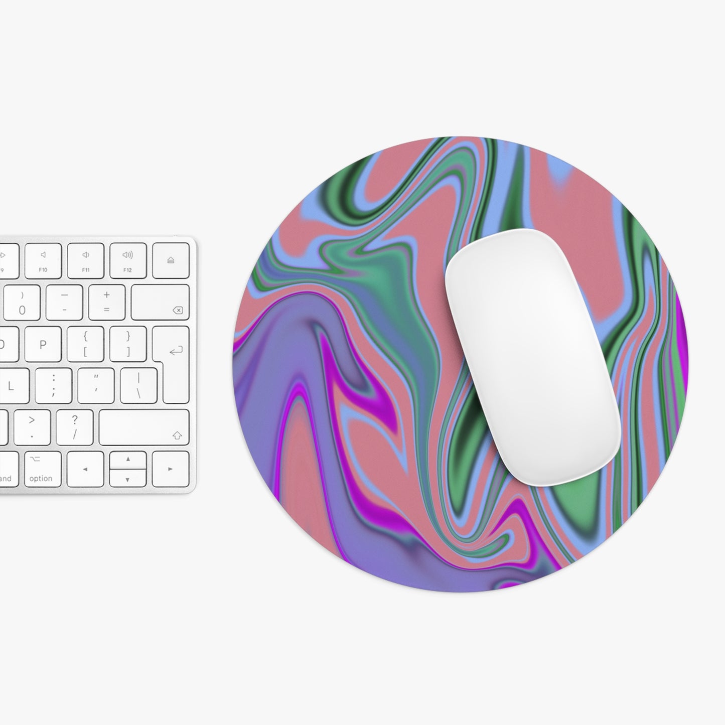 Colorful Abstract Mouse Pad - Vibrant Desk Accessory for Home Office