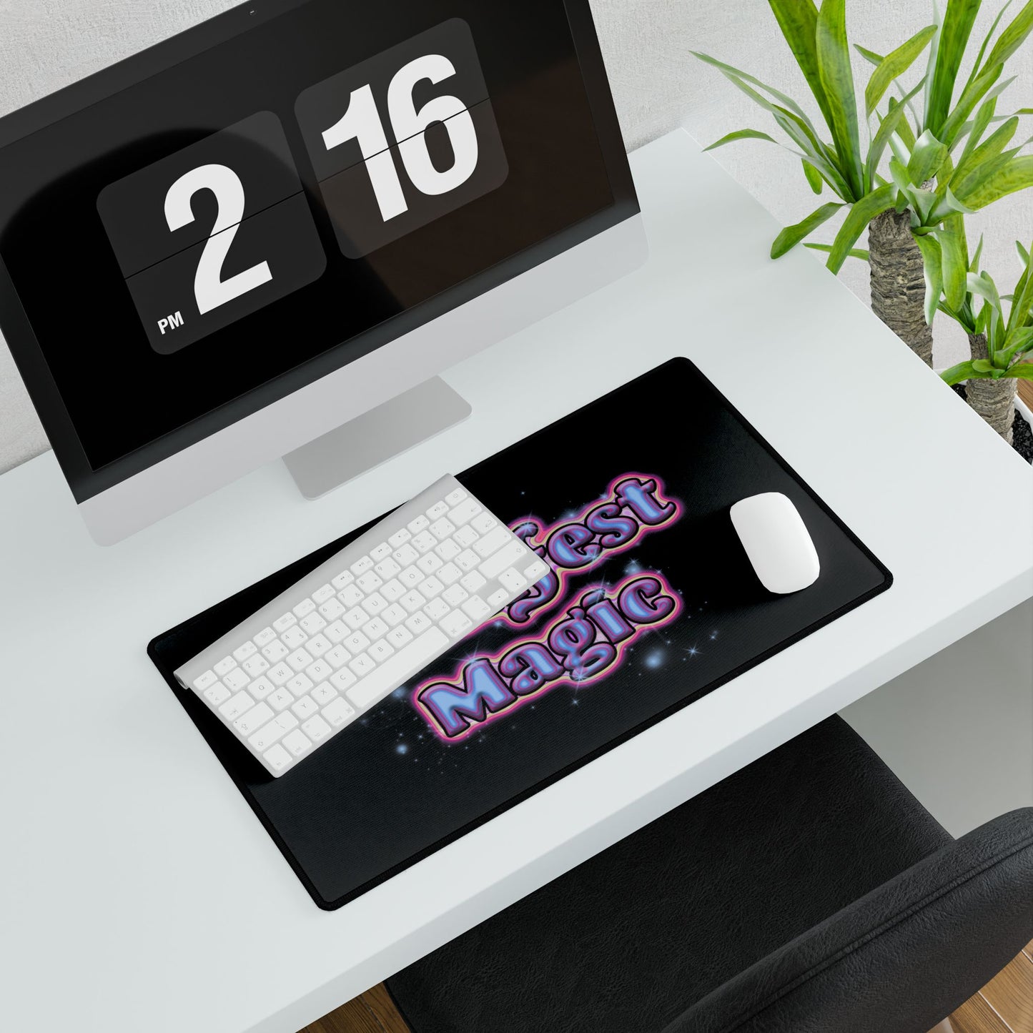 Manifest Magic Desk Mat - Inspirational Desk Accessory for Home Office