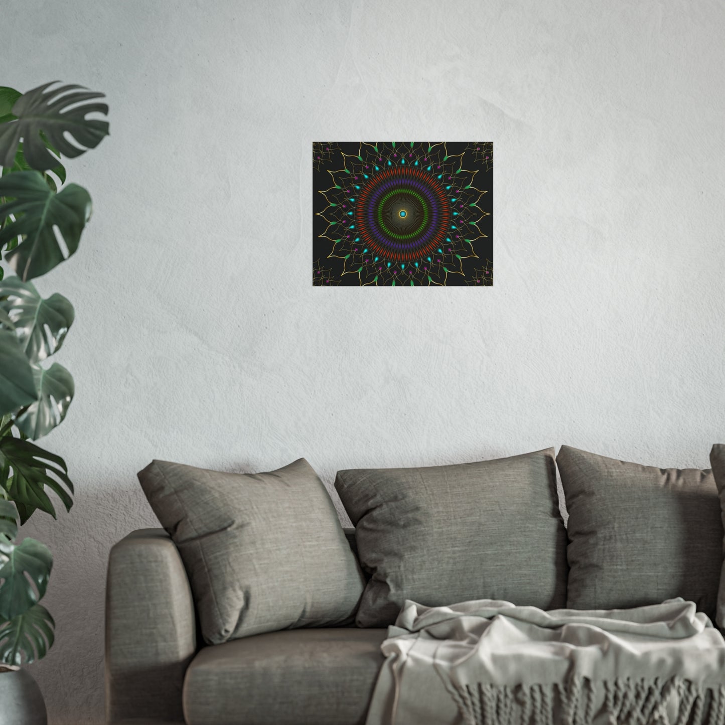 Gems Mandala Fine Art Posters