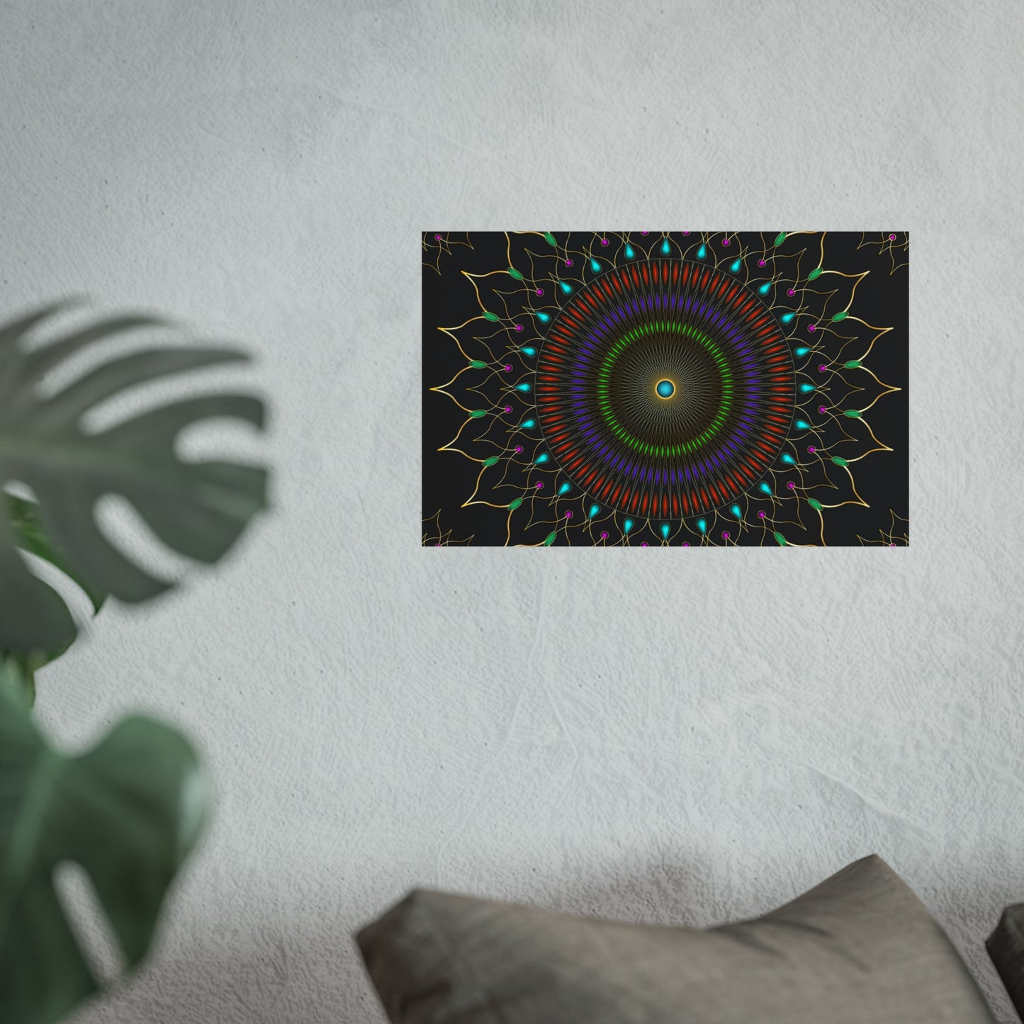 Gems Mandala Fine Art Posters