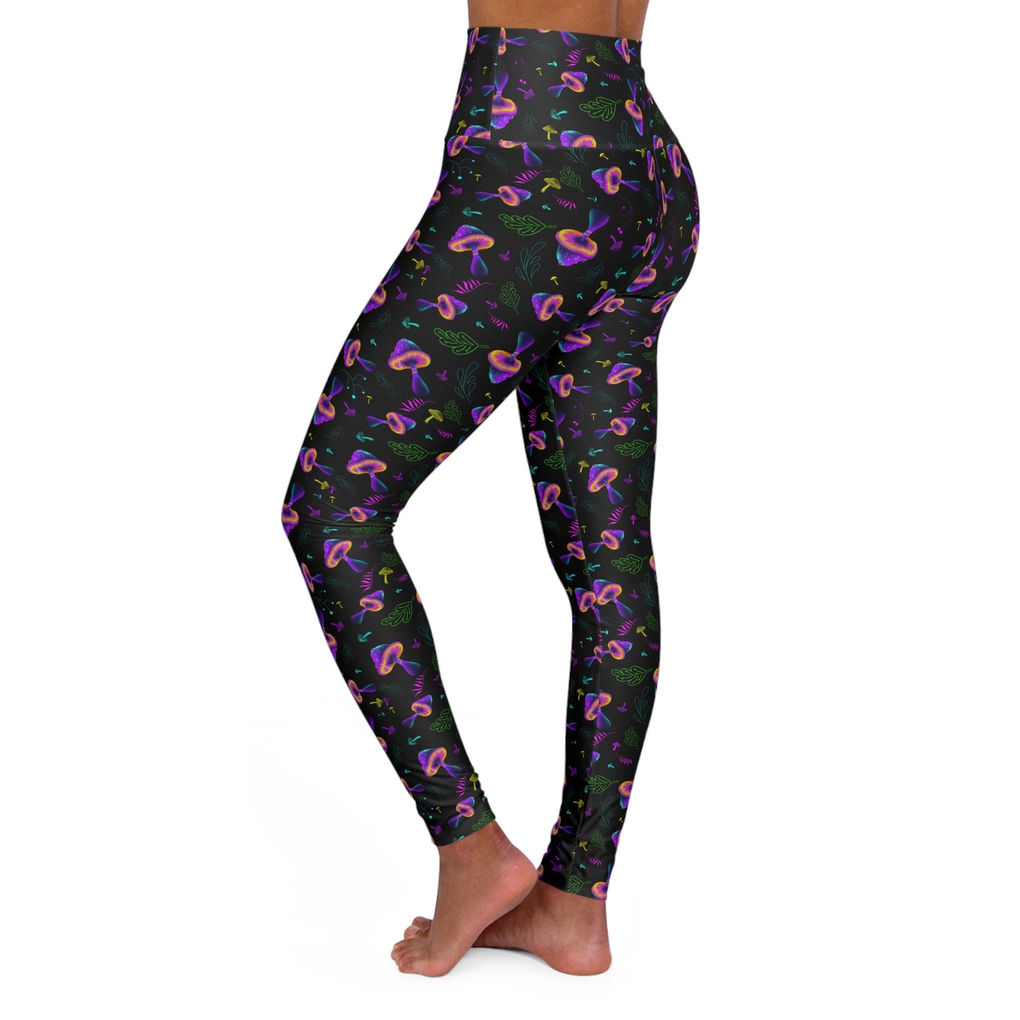 Colorful High Waisted Yoga Leggings for Active Lifestyles