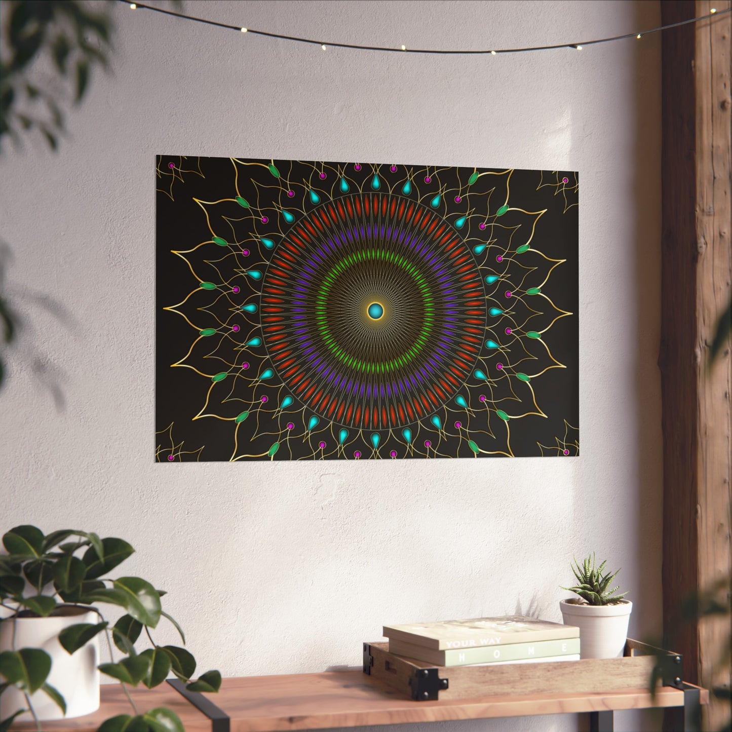 Gems Mandala Fine Art Posters