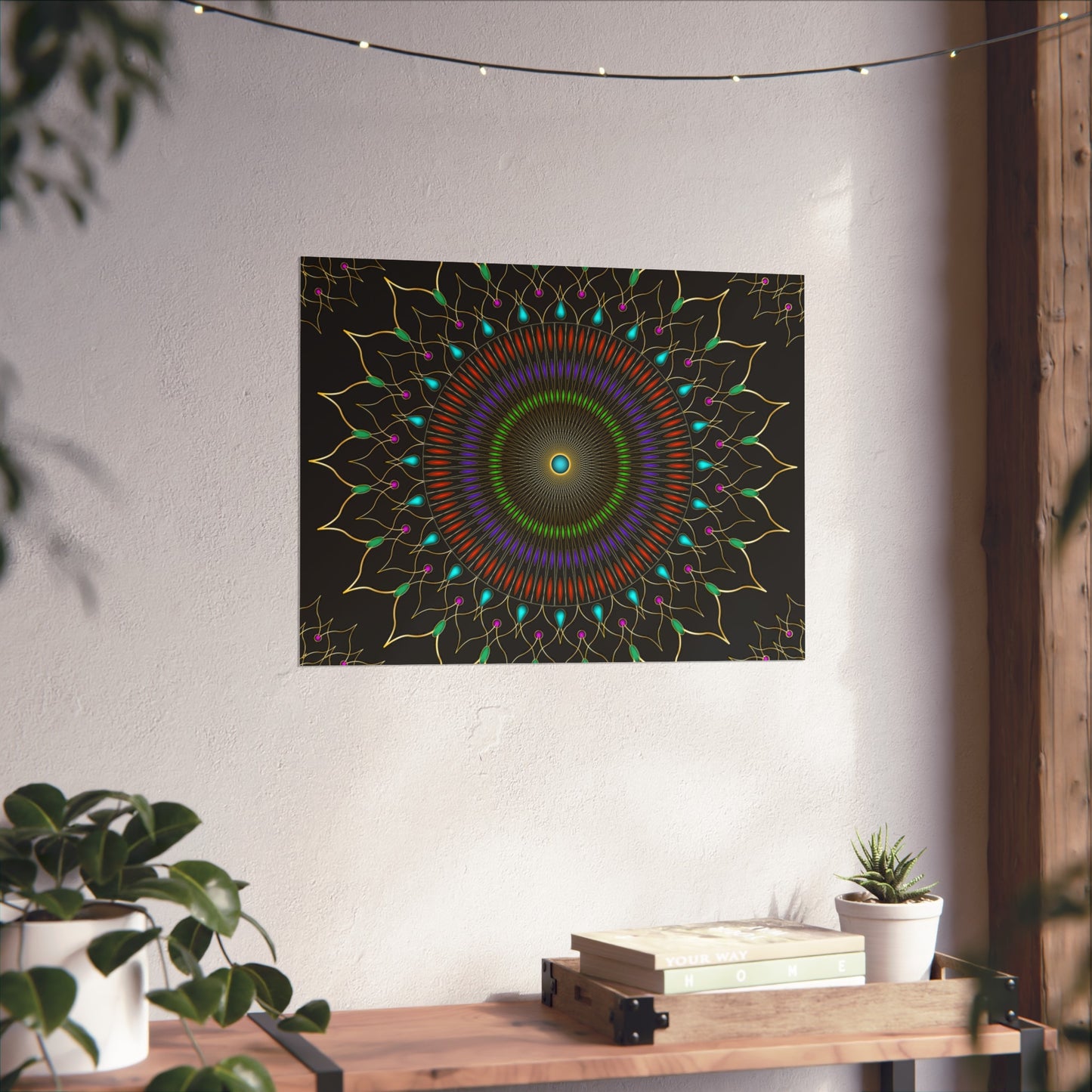 Gems Mandala Fine Art Posters