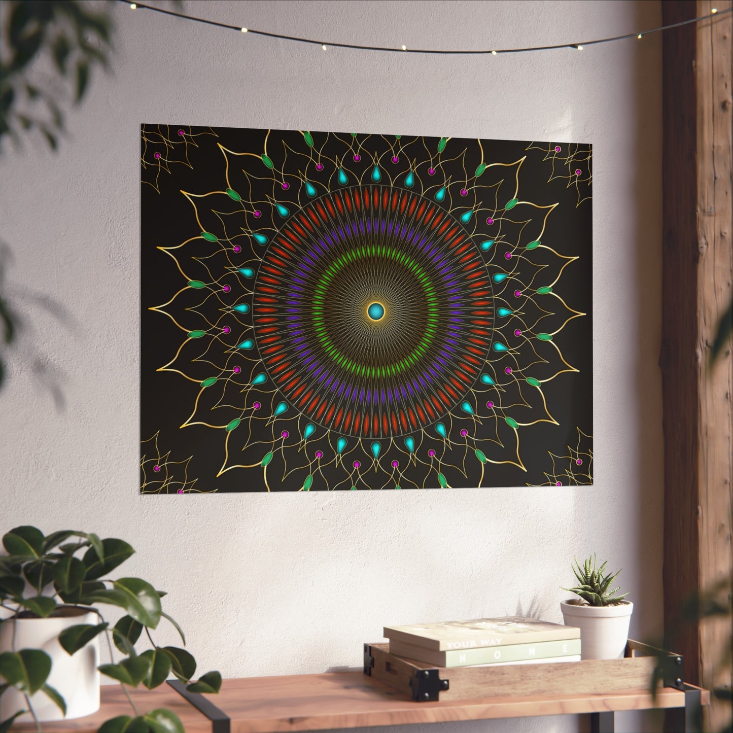 Gems Mandala Fine Art Posters