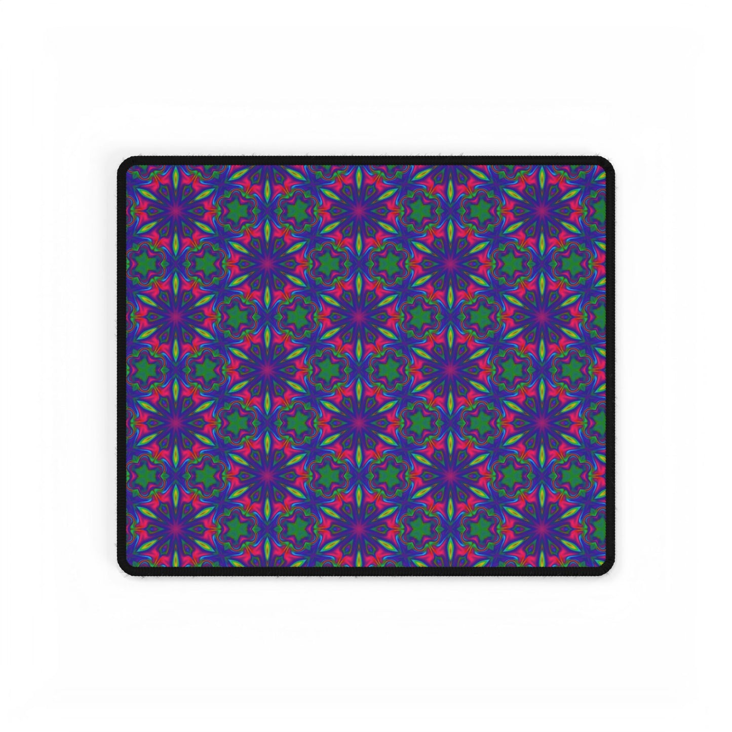 Vibrant Kaleidoscope Desk Mat - Stylish Office Decor for Creatives