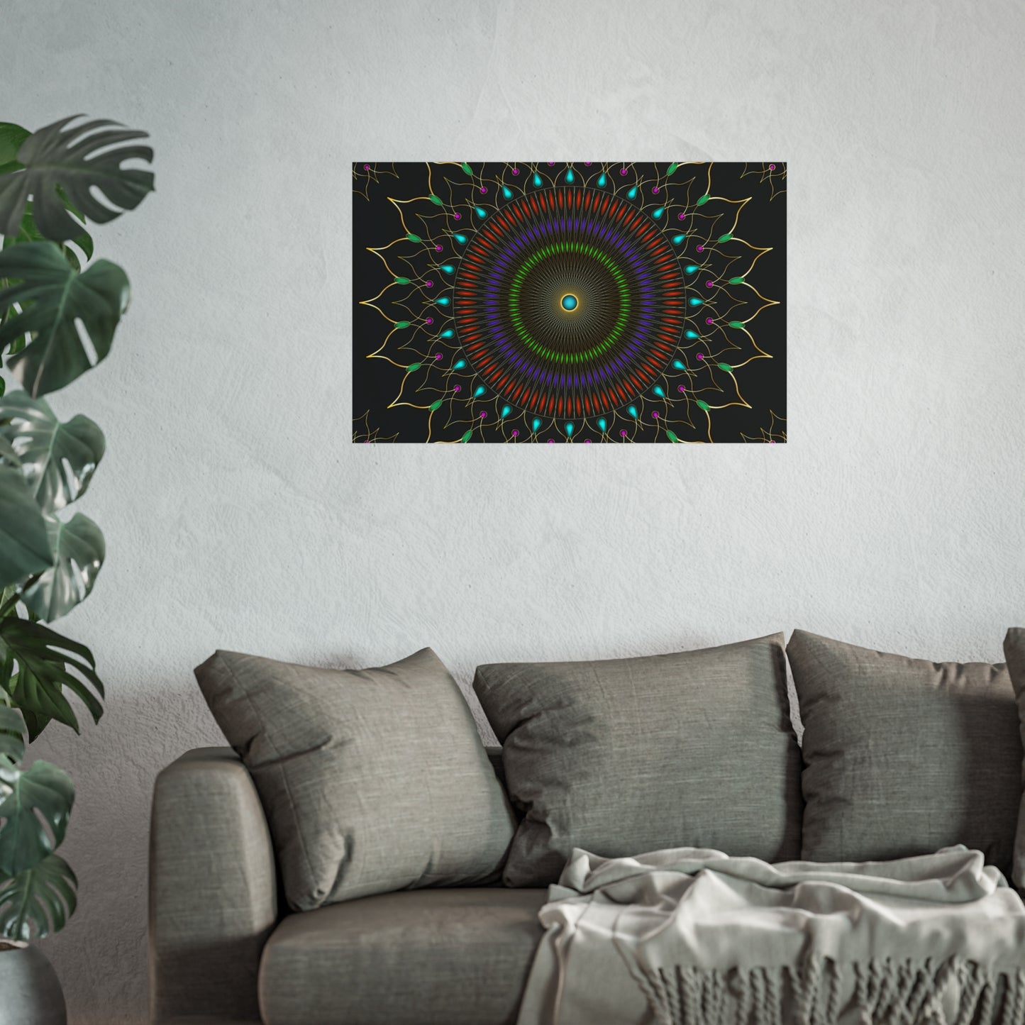 Gems Mandala Fine Art Posters