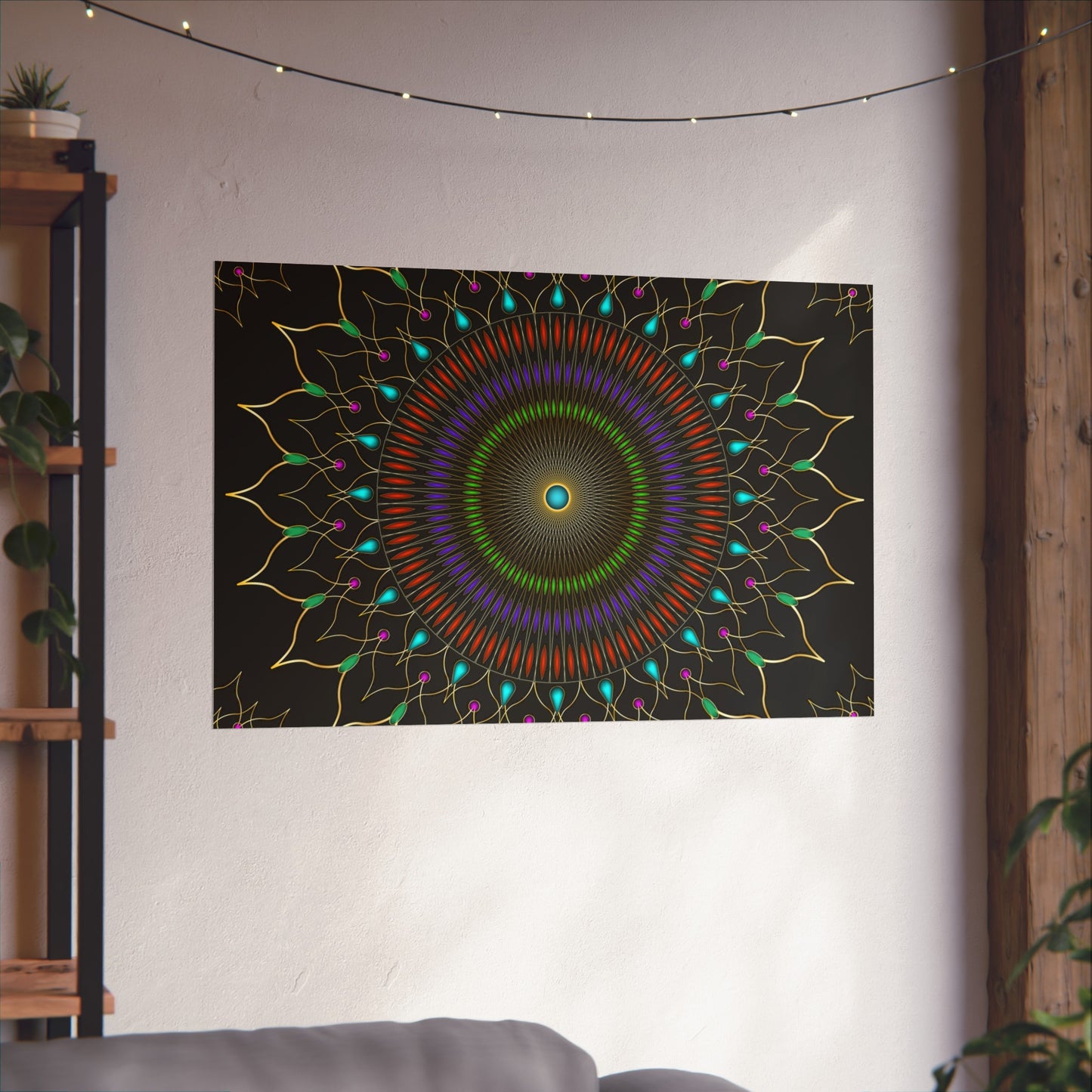 Gems Mandala Fine Art Posters