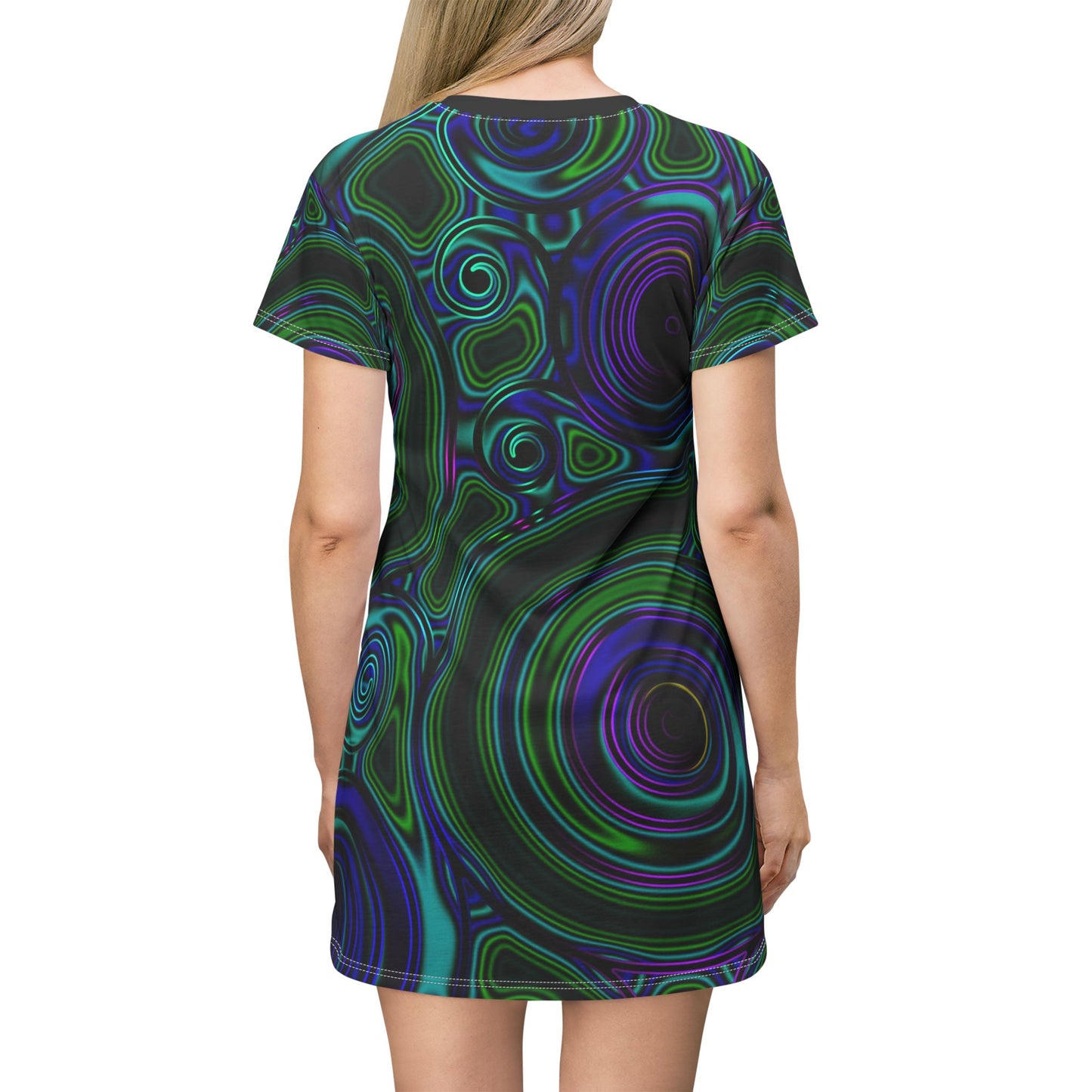 All Over Print T-Shirt Dress