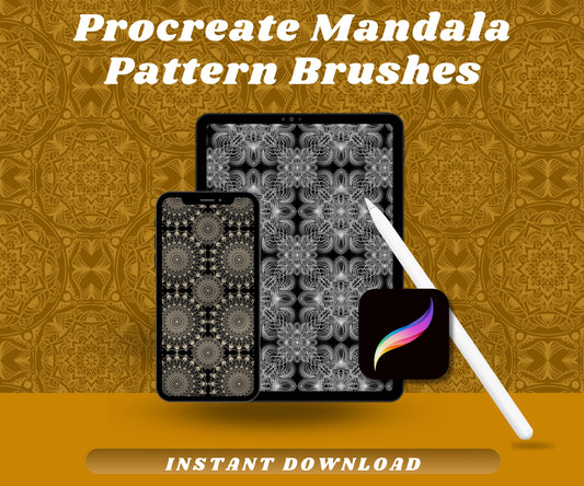 Procreate Mandala Texture Brushes