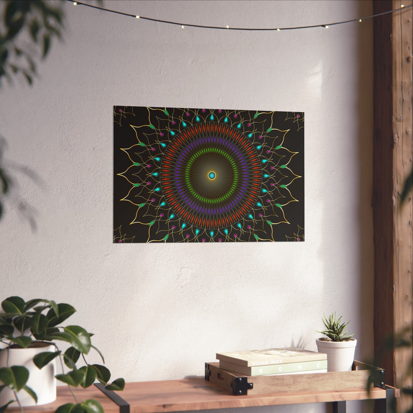 Gems Mandala Fine Art Posters