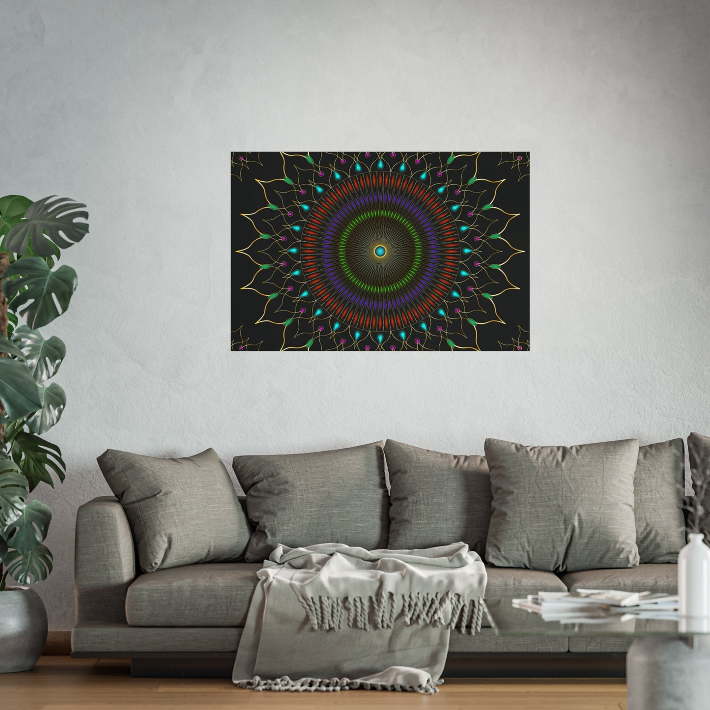 Gems Mandala Fine Art Posters