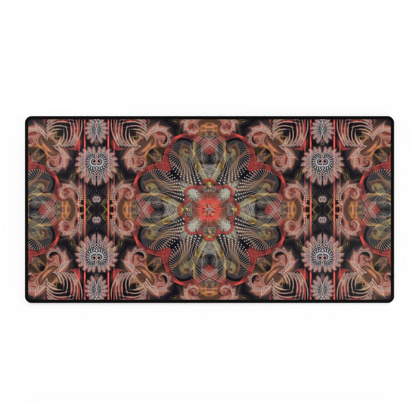 Bohemian Mandala Desk Mat - Stylish Office Decor for Creatives