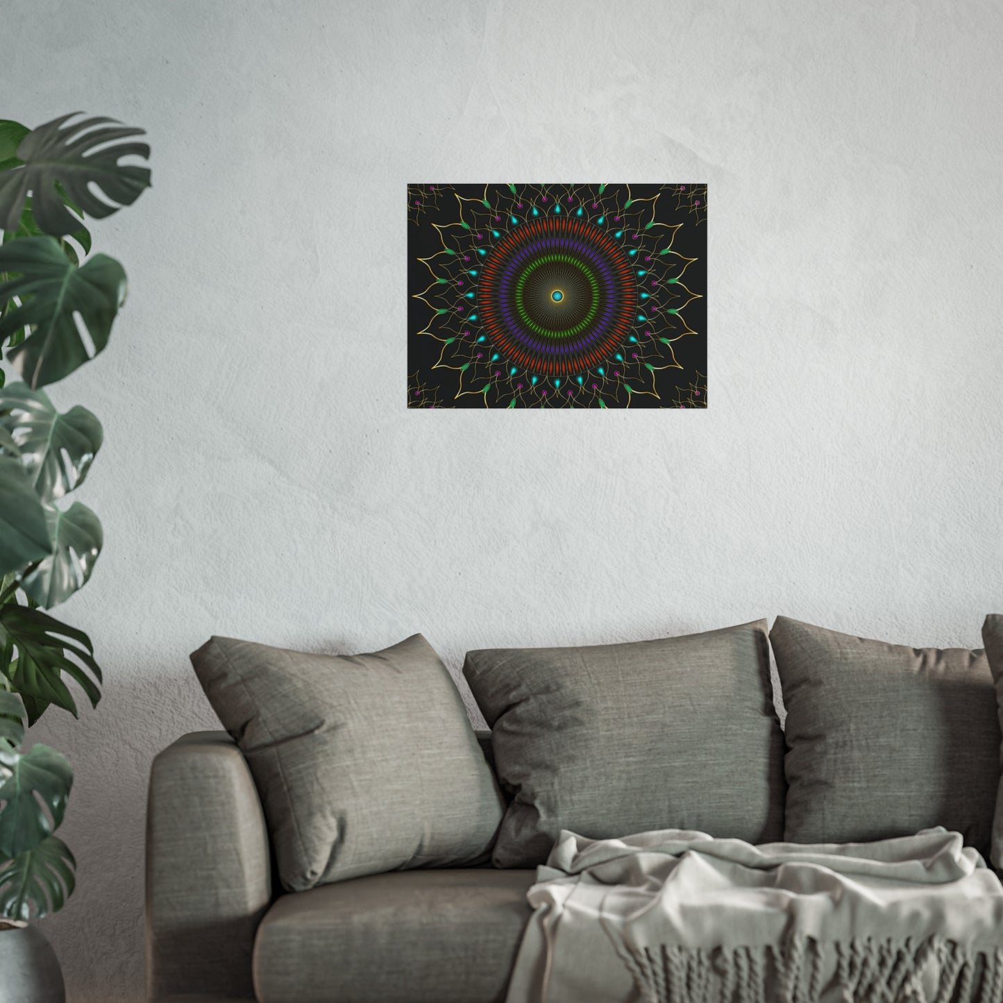 Gems Mandala Fine Art Posters