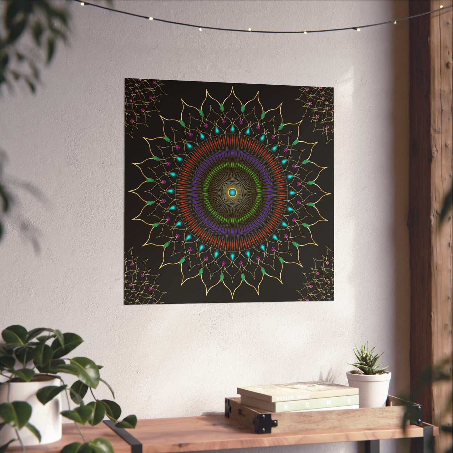 Gems Mandala Fine Art Posters