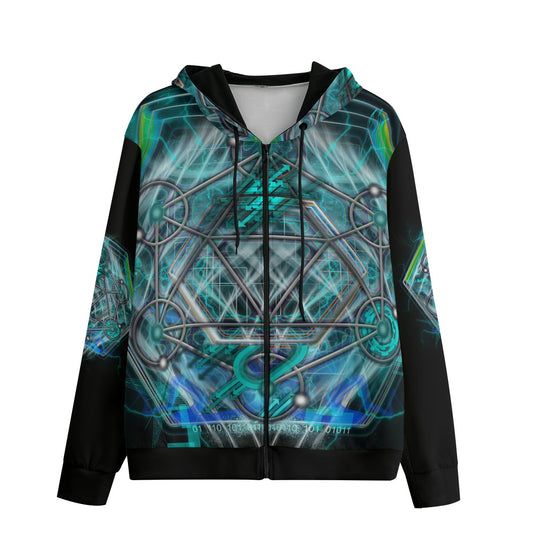 All-Over Print Unisex Pullover Hoodie With Zipper Closure | 310GSM Cotton