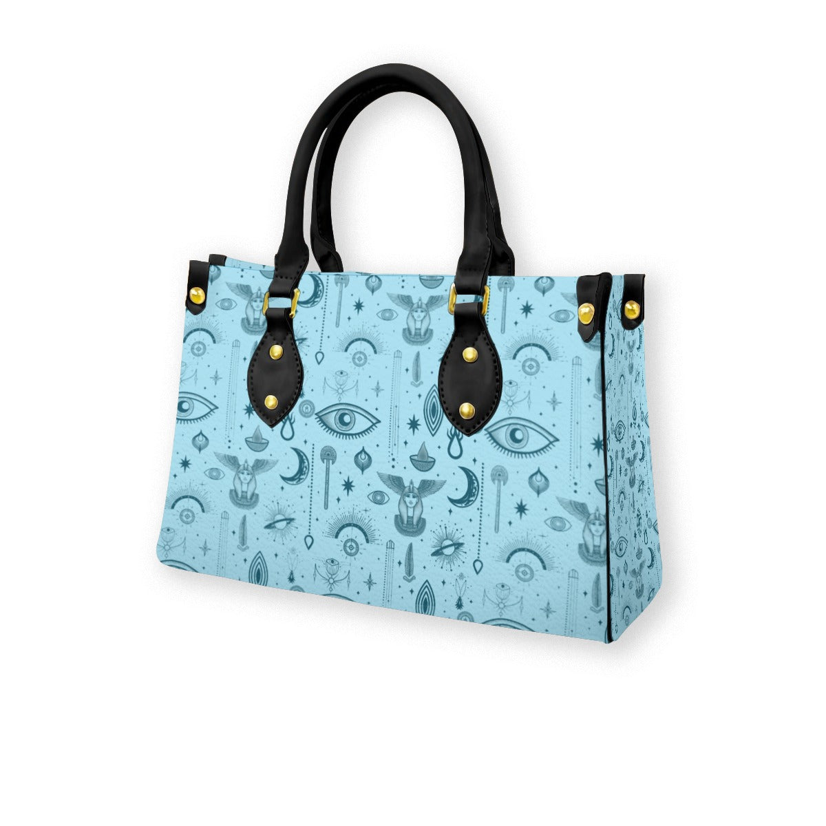 Women's Tote Bag With Black Handle