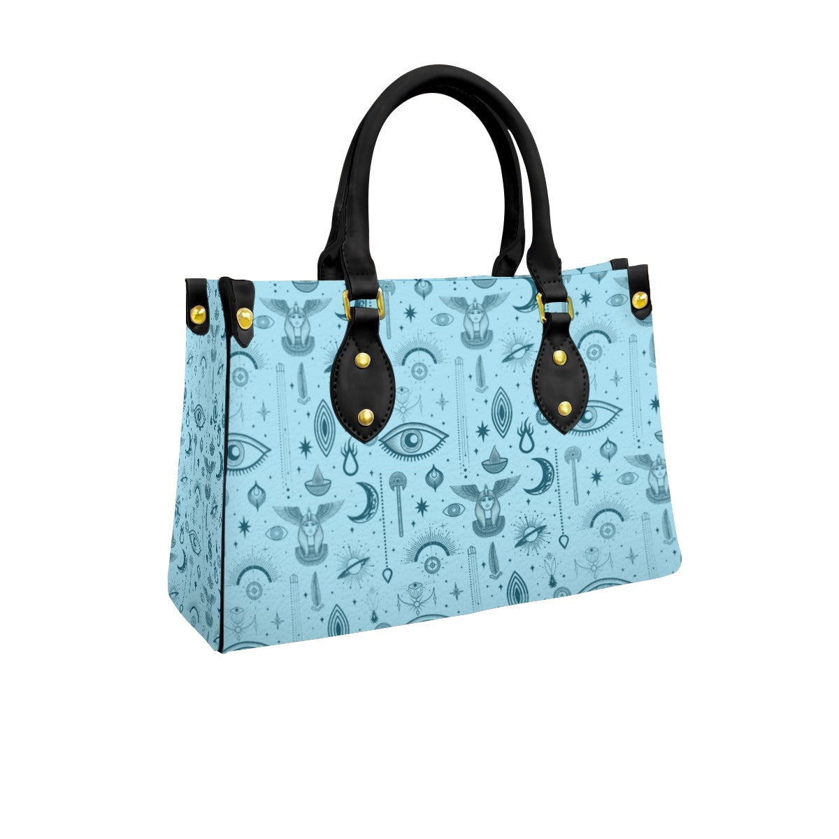 Women's Tote Bag With Black Handle