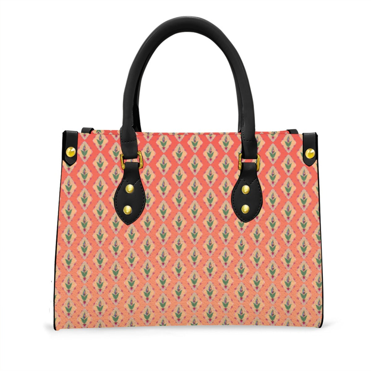 Women's Tote Bag With Black Handle