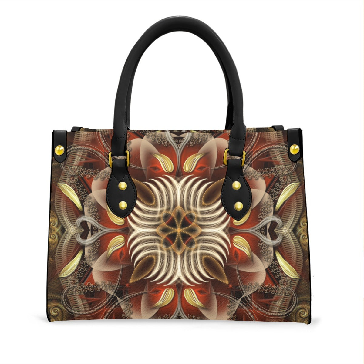 Women's Tote Bag With Black Handle