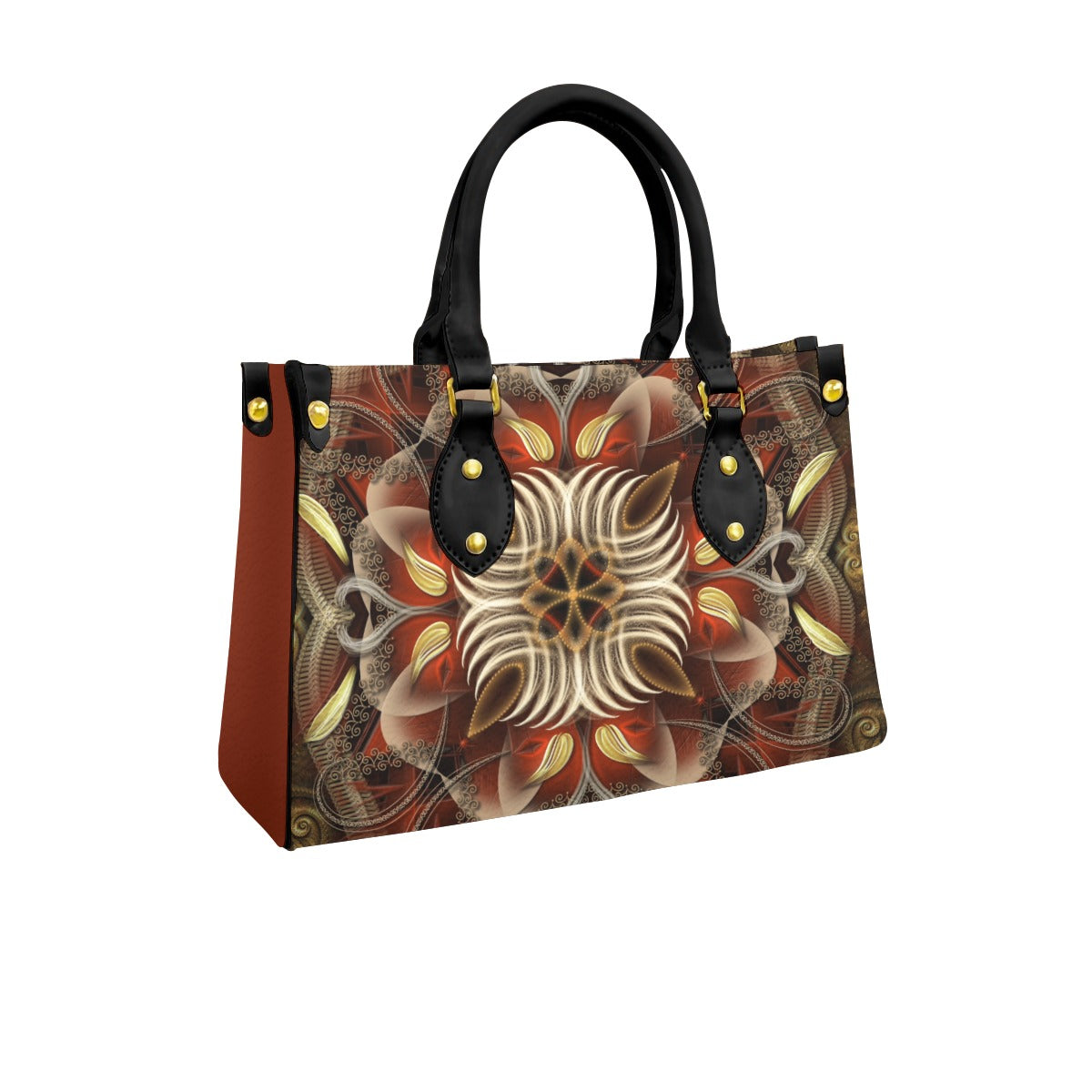 Women's Tote Bag With Black Handle