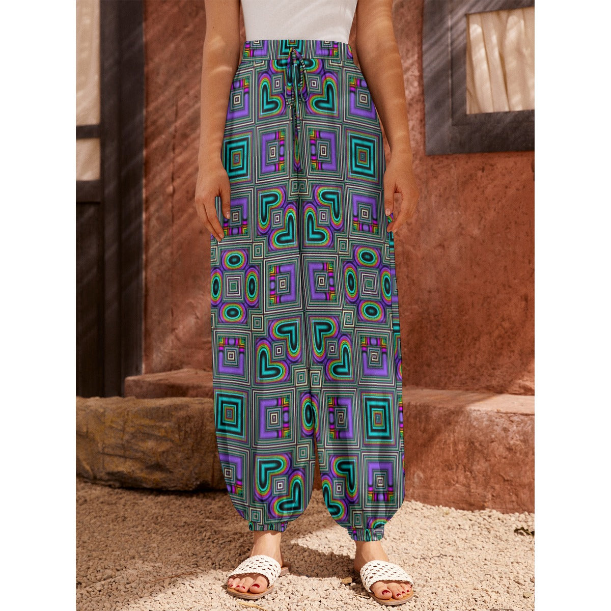 All-Over Print Women's Carrot Pants