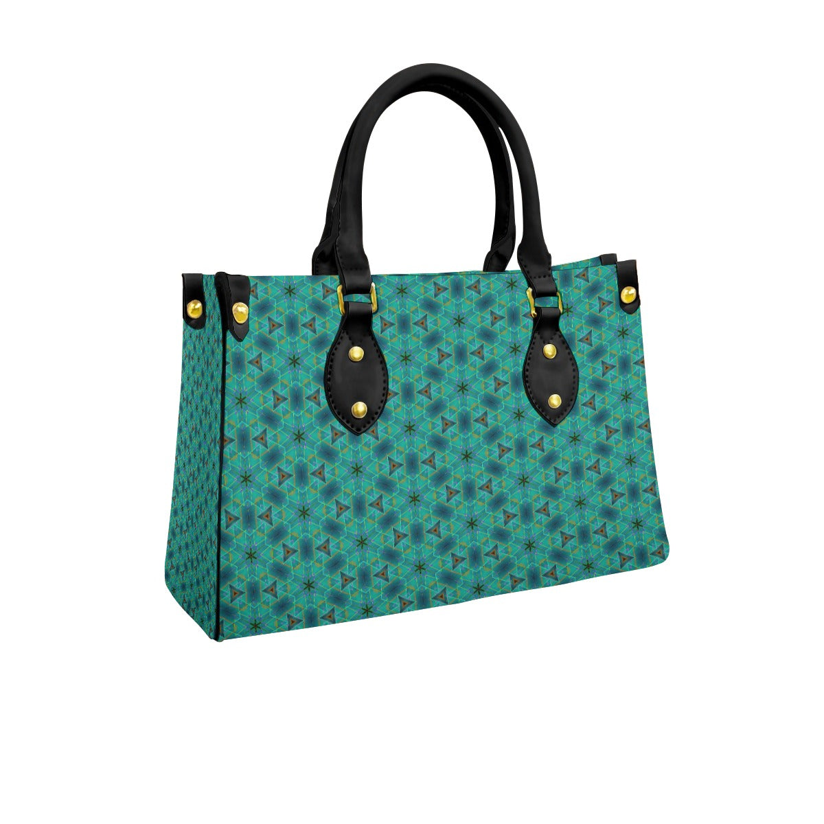 Women's Tote Bag With Black Handle