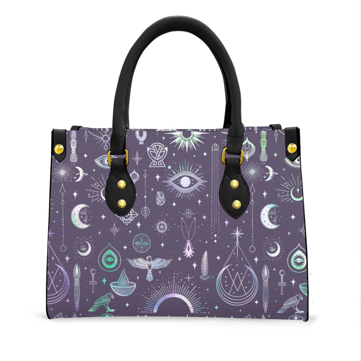 Women's Tote Bag With Black Handle