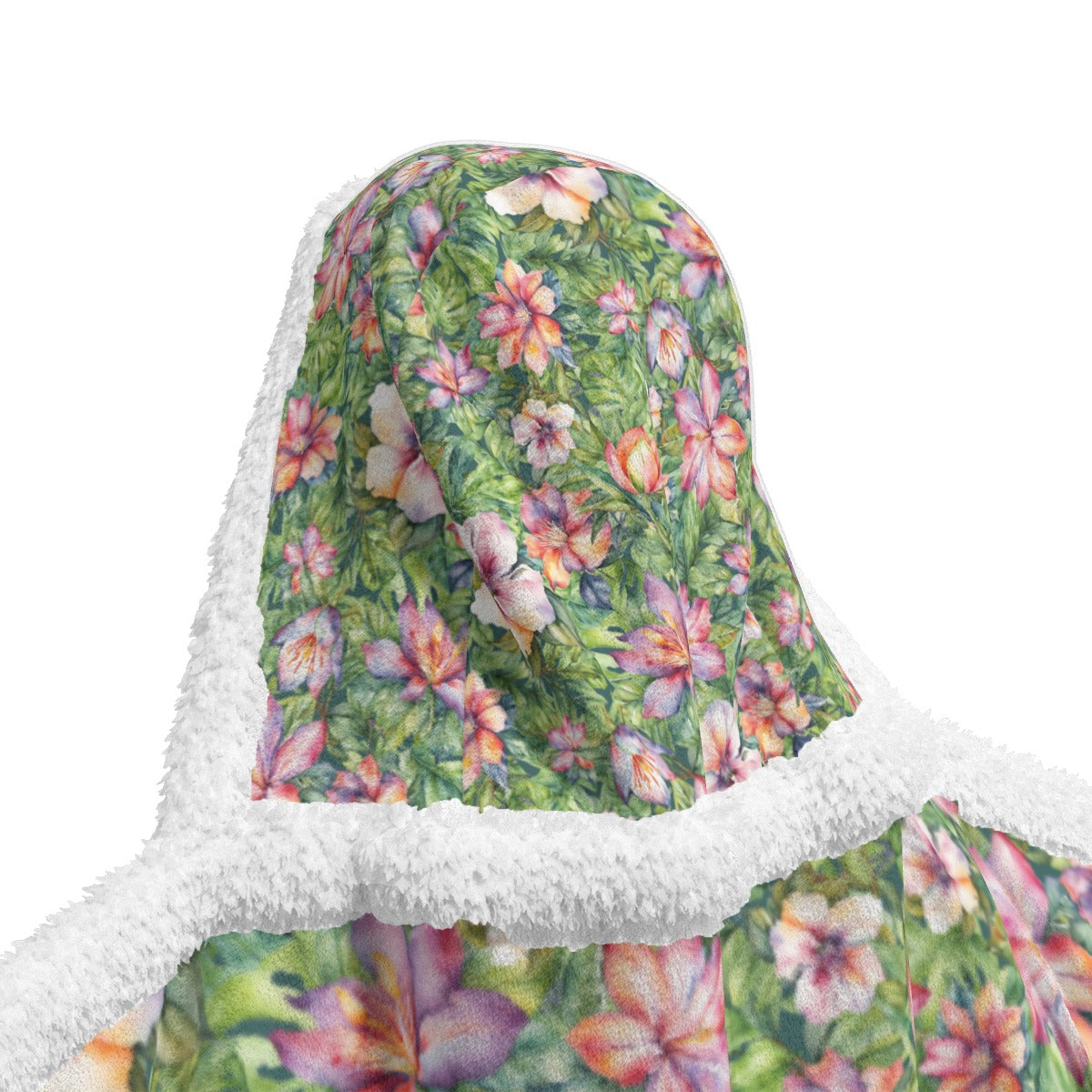 All-Over Print Unisex Wearable Hooded Blanket