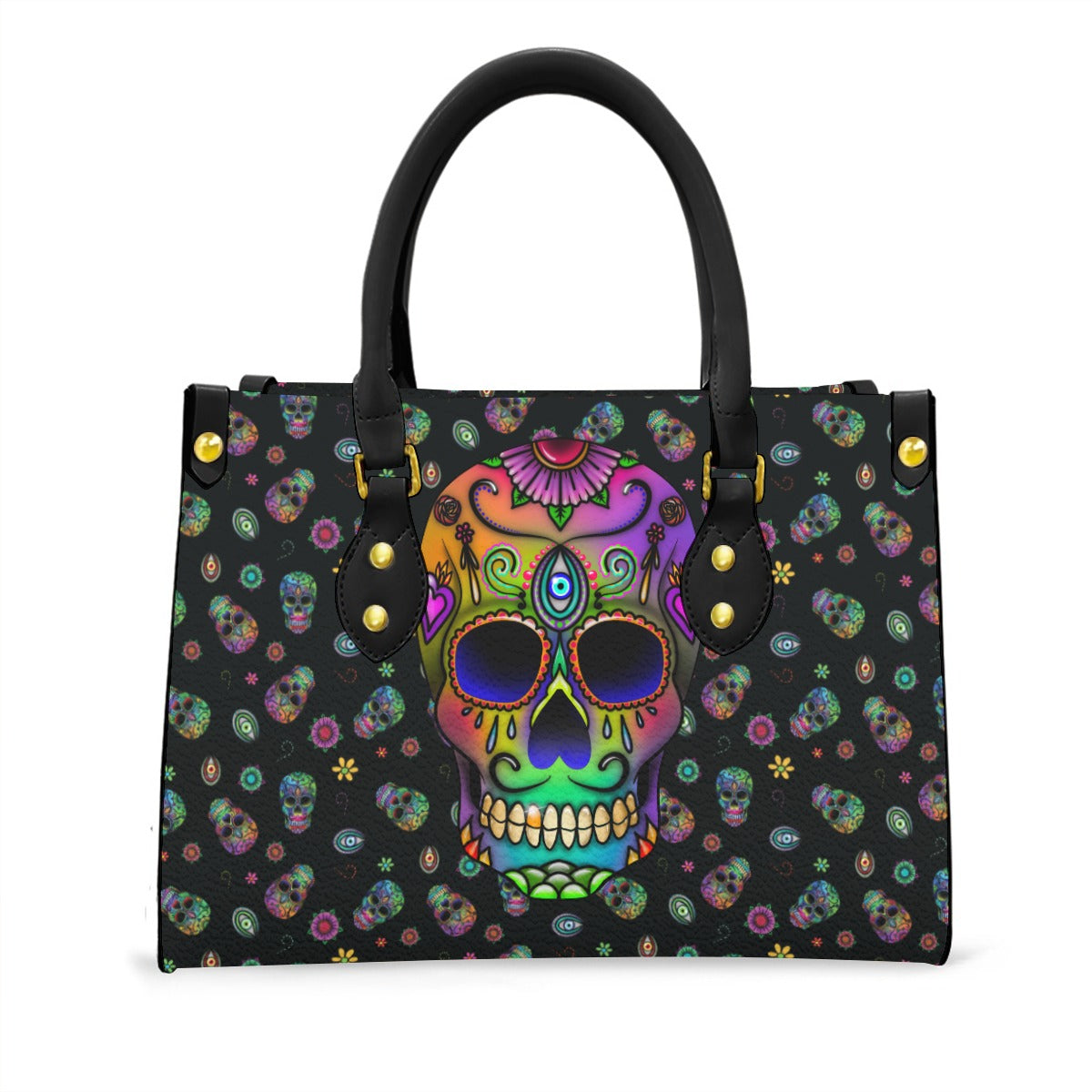 Women's Tote Bag With Black Handle