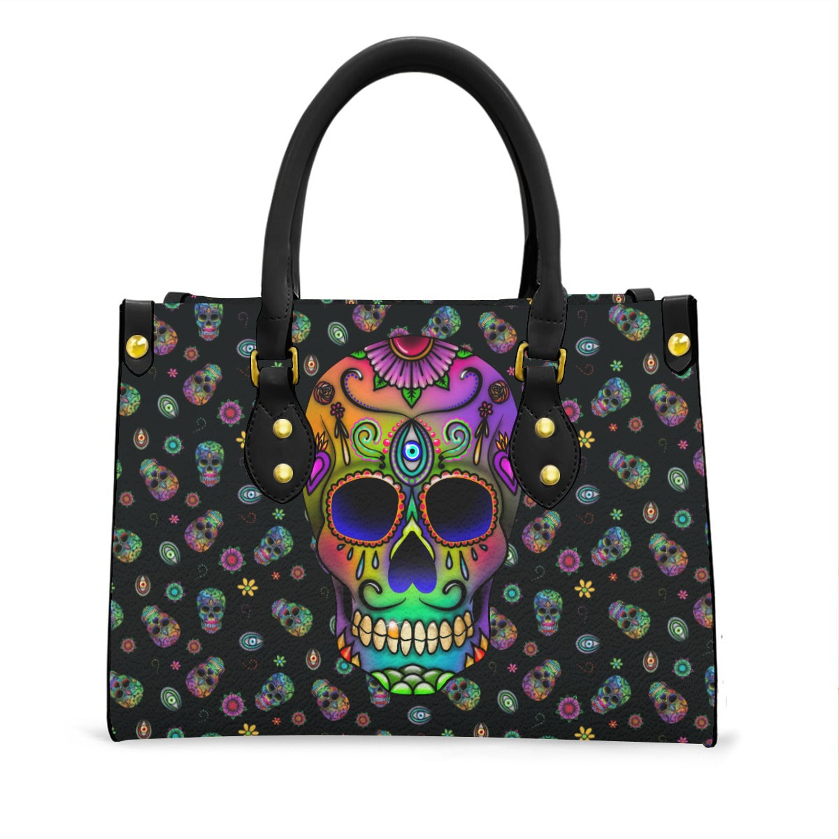 Women's Tote Bag With Black Handle