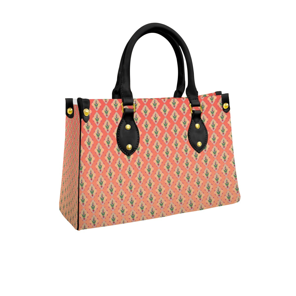 Women's Tote Bag With Black Handle