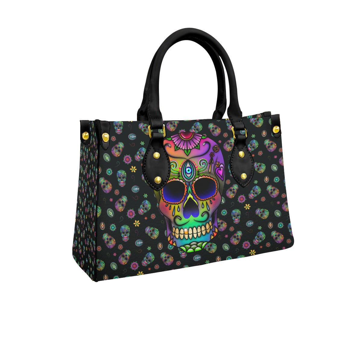 Women's Tote Bag With Black Handle