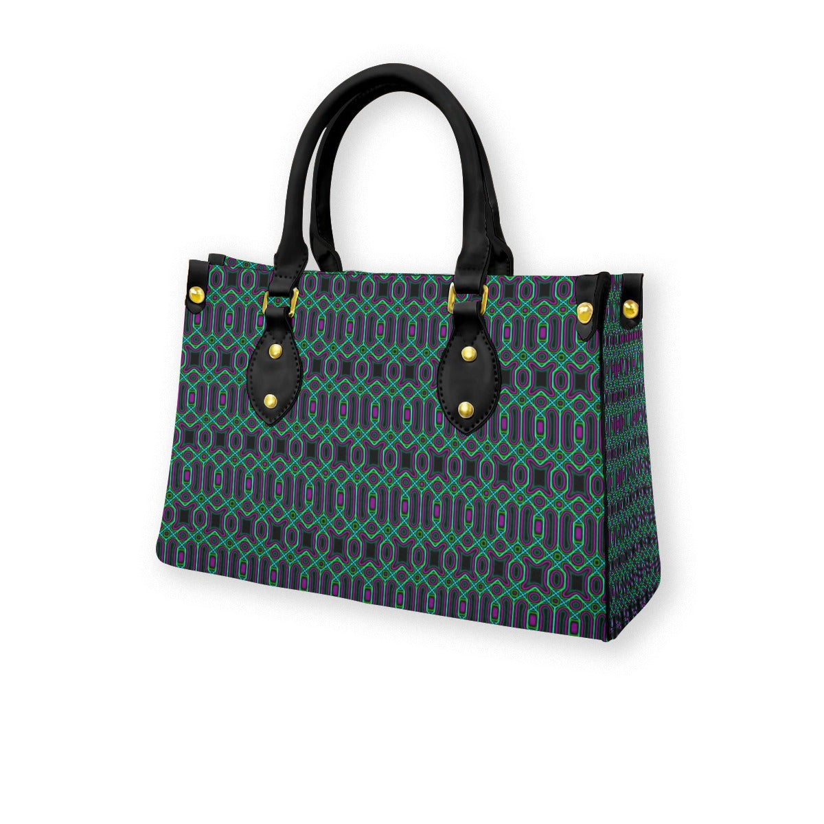 Women's Tote Bag With Black Handle