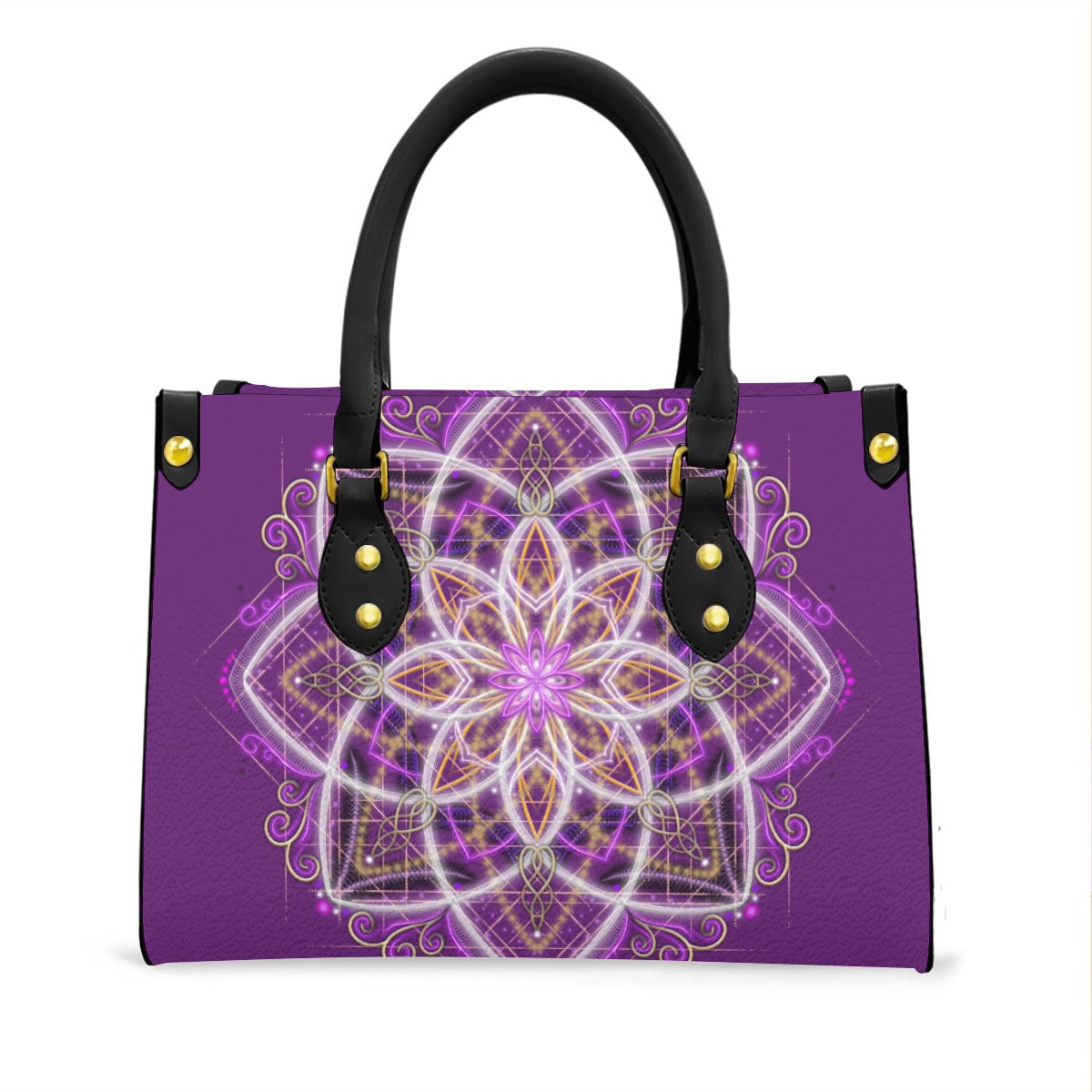 Women's Tote Bag With Black Handle