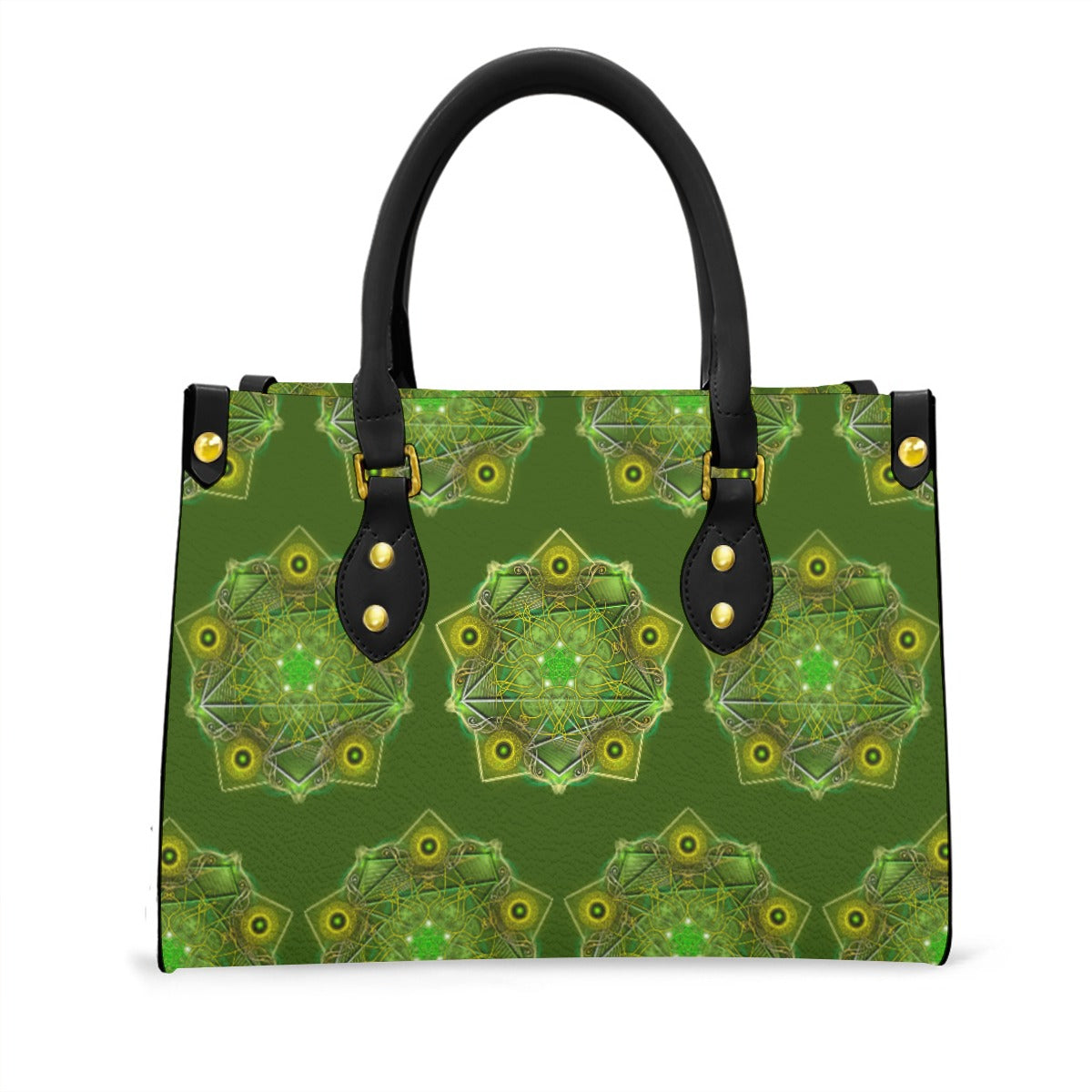 Women's Tote Bag With Black Handle