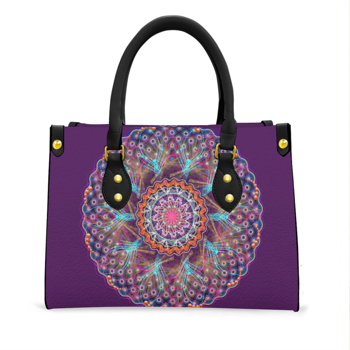 Women's Tote Bag With Black Handle