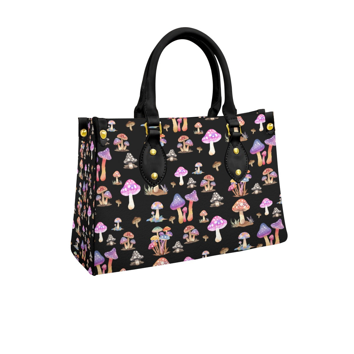 Women's Elegant Tote Bag with Black Handle