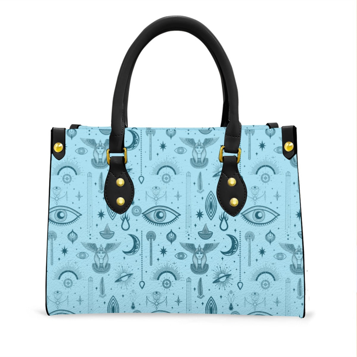 Women's Tote Bag With Black Handle