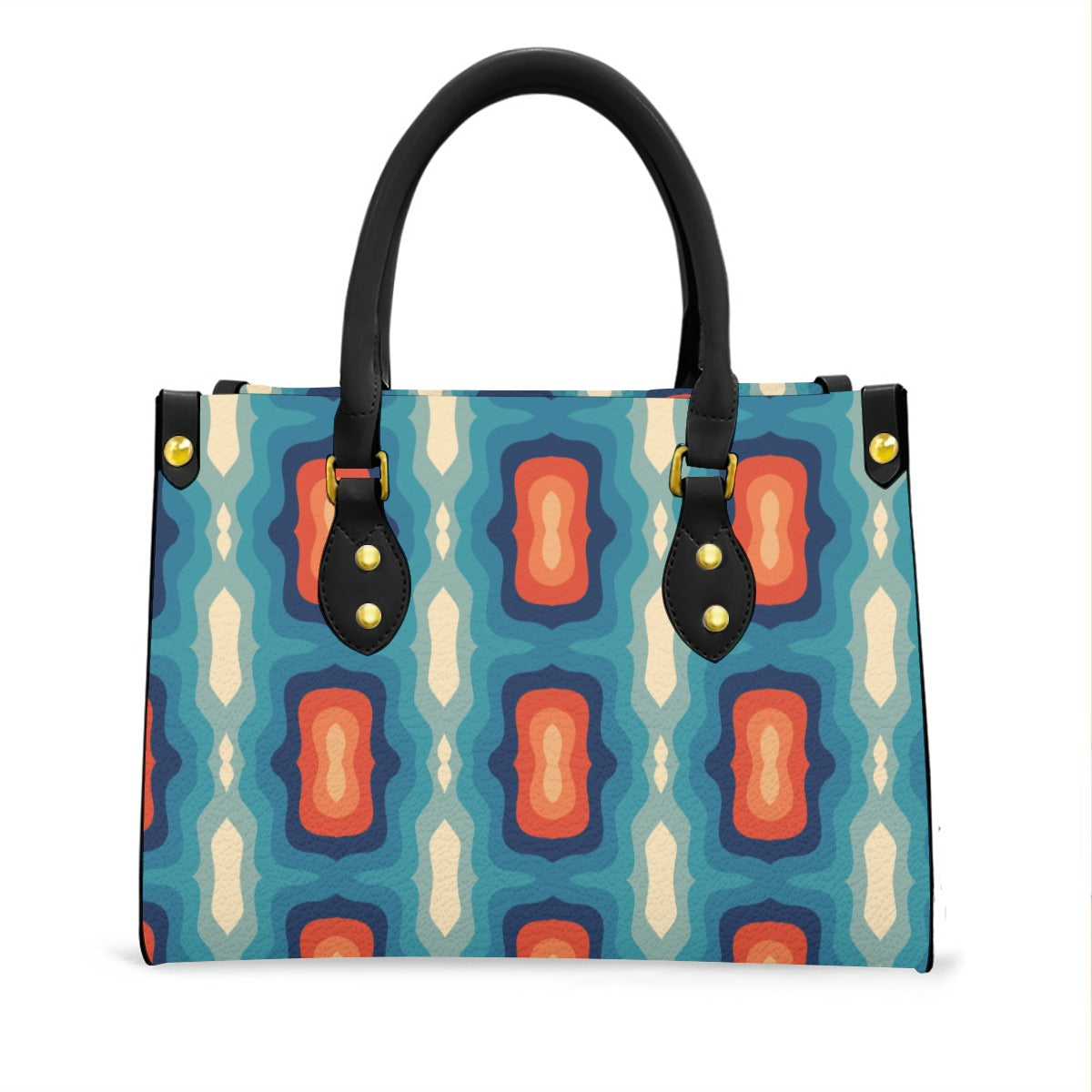 Women's Tote Bag With Black Handle