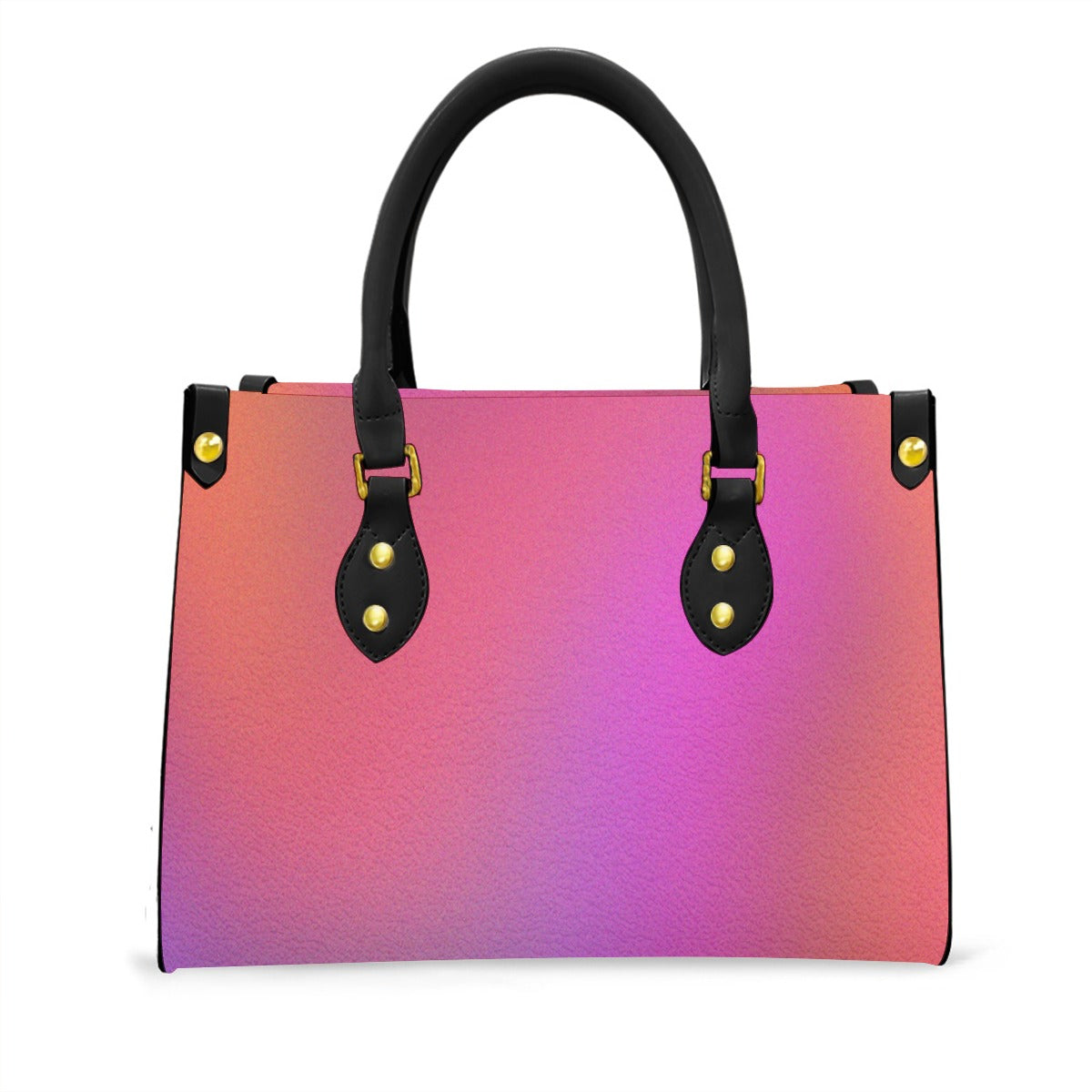 Women's Elegant Tote Bag with Black Handle