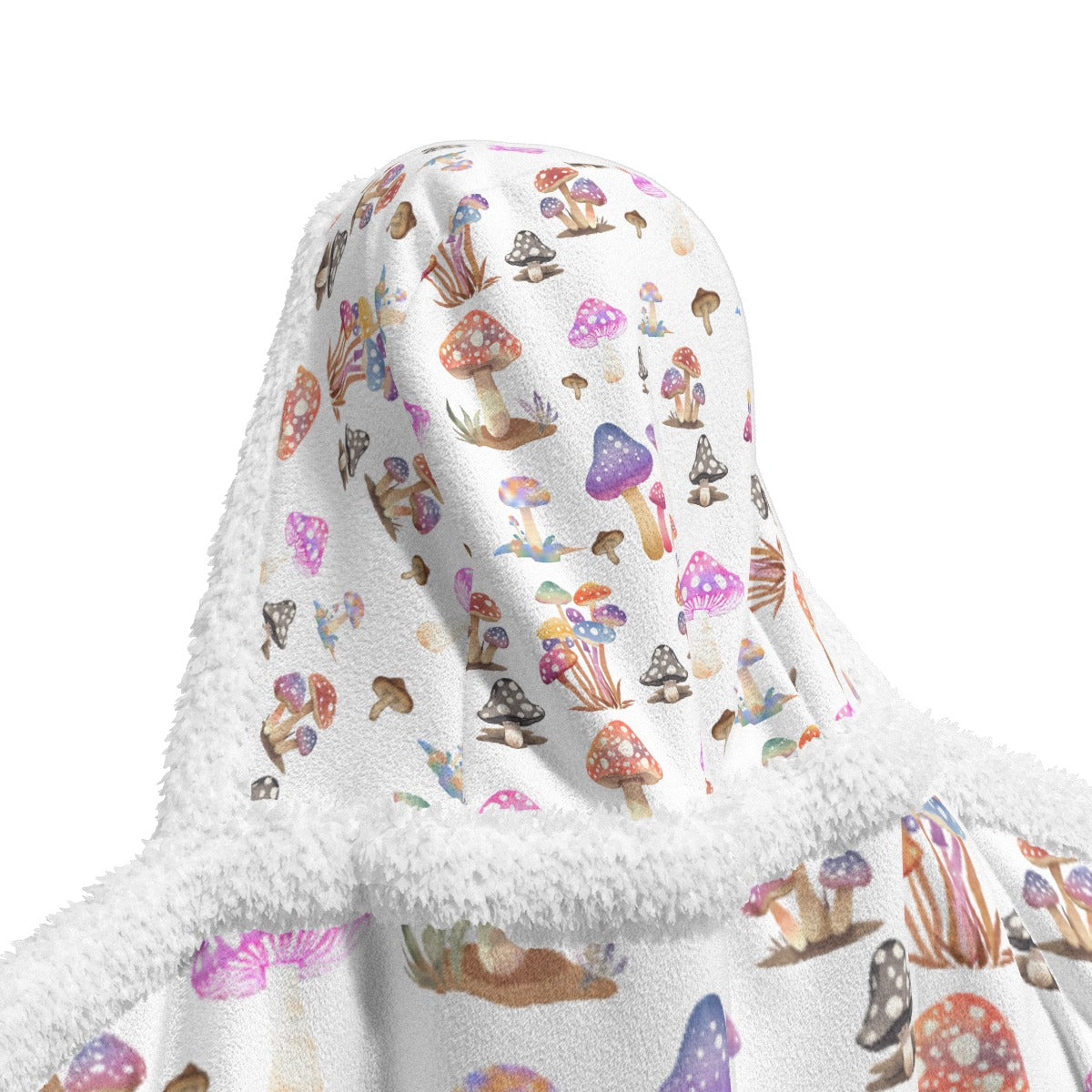 All-Over Print Unisex Wearable Hooded Blanket