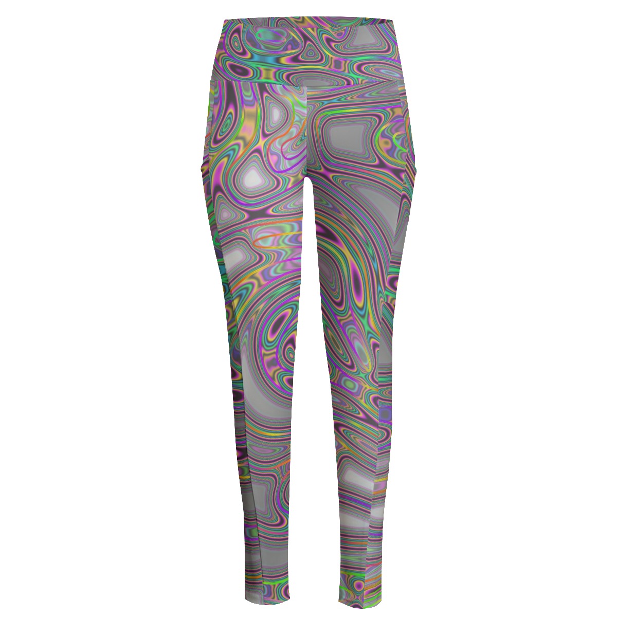 All-Over Print Women's High Waist Leggings With Side Pocket