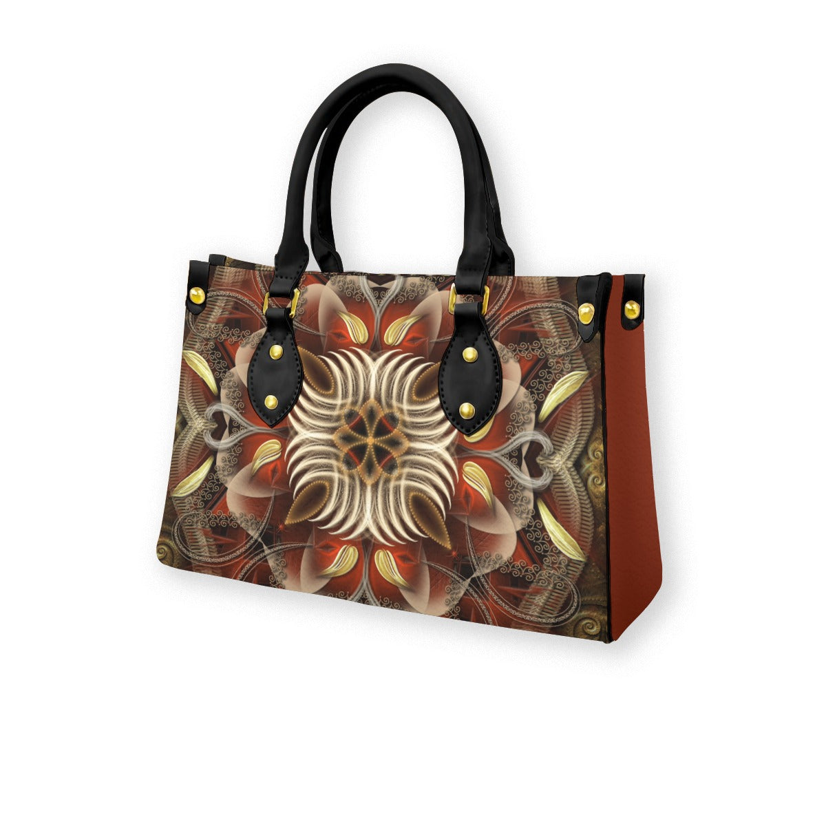 Women's Tote Bag With Black Handle