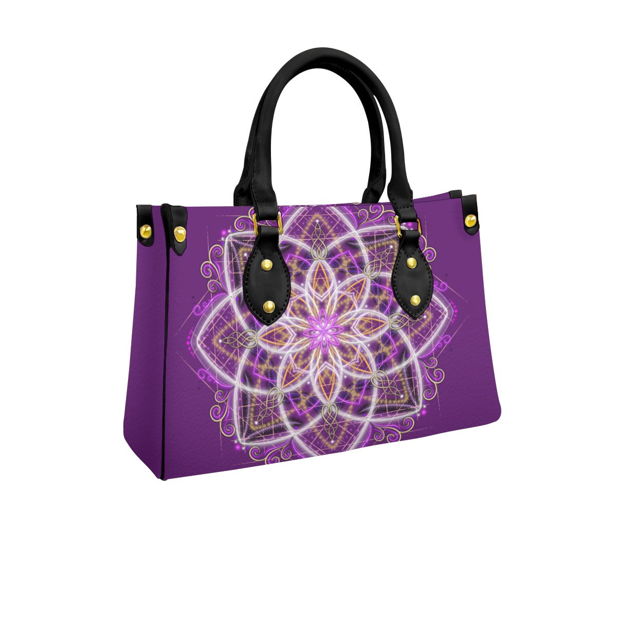 Women's Tote Bag With Black Handle