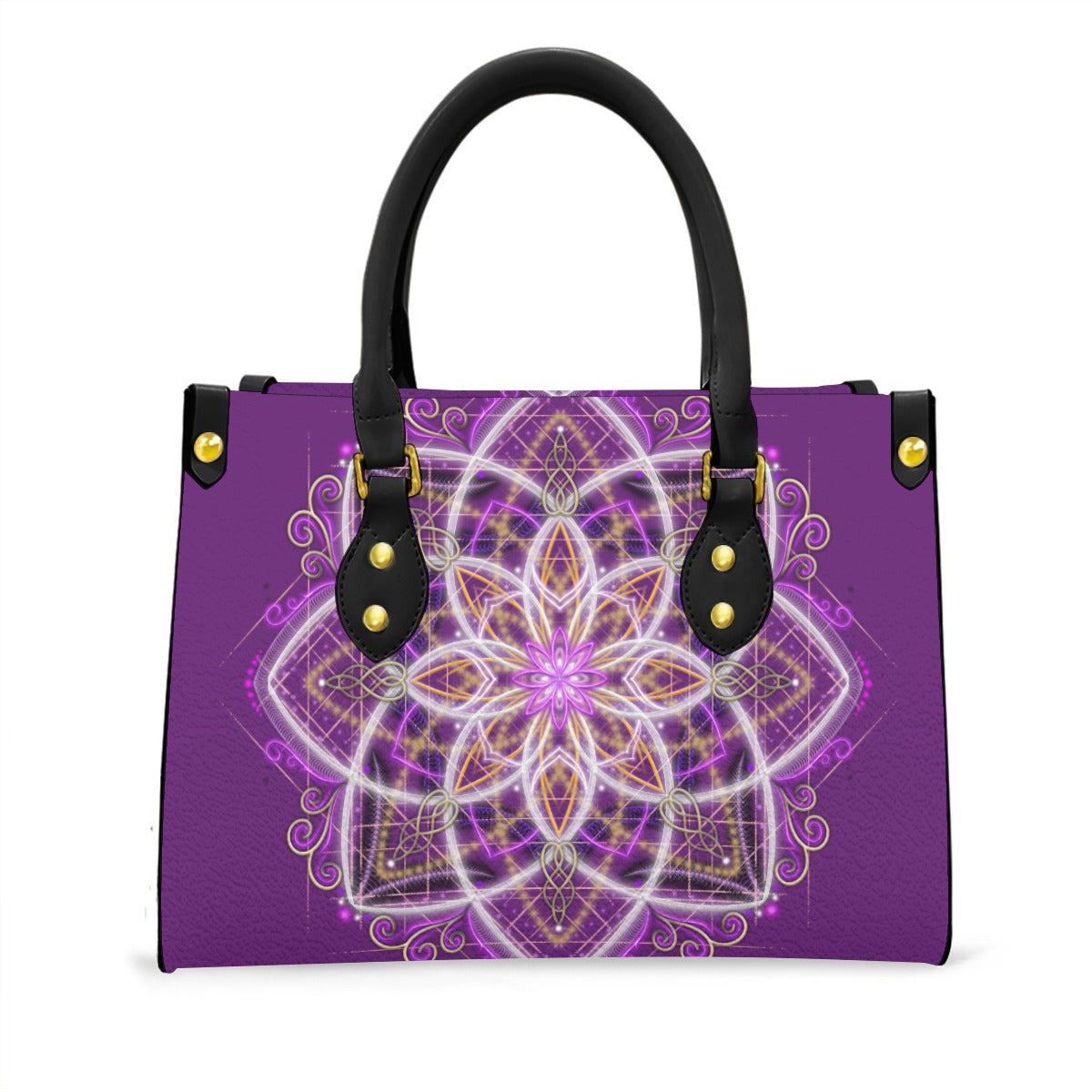 Women's Tote Bag With Black Handle